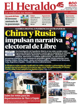 Cover of Diario El Heraldo