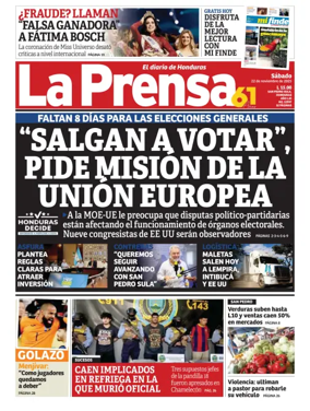 Cover of Diario La Prensa