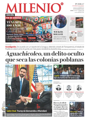 Cover of Milenio Puebla
