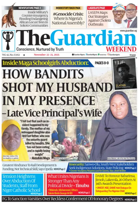Cover of The Guardian Nigeria