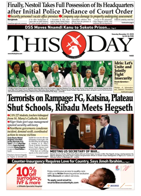 Cover of THISDAY