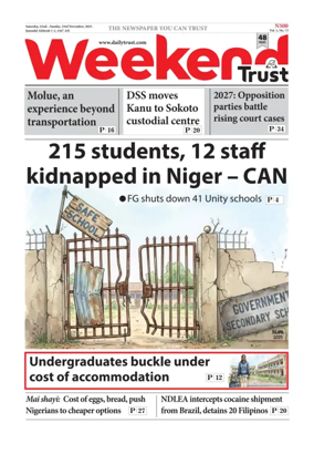 Cover of Weekly Trust