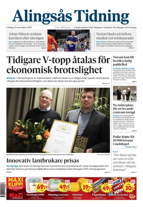 Cover of Alingsås Tidning
