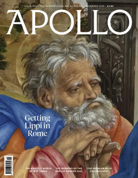 Cover of Apollo Magazine (UK)