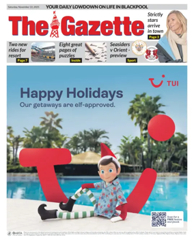 Cover of Blackpool Gazette