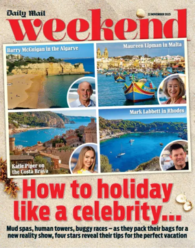 Cover of Daily Mail Weekend Magazine