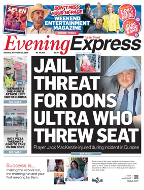 Cover of Evening Express (Extra Edition)
