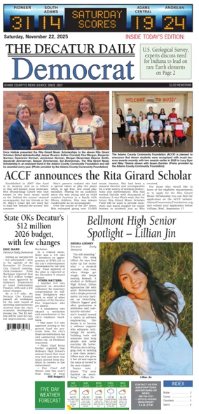 Cover of The Decatur Daily Democrat