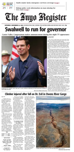 Cover of Inyo Register