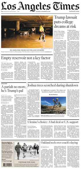 Cover of Los Angeles Times