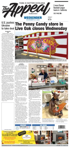 Cover of Marysville Appeal-Democrat    