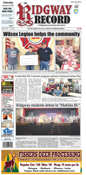 Cover of Ridgway Record