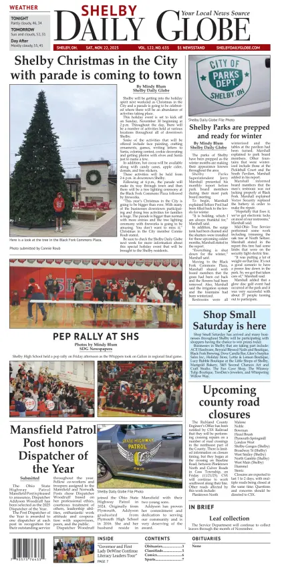 Cover of Shelby Daily Globe