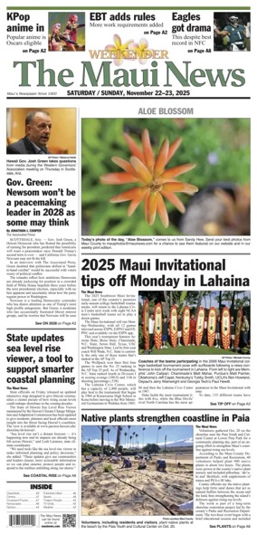 Cover of The Maui News - Weekender