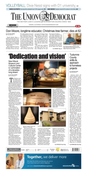 Cover of The Union Democrat