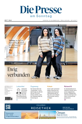 Cover of Die Presse am Sonntag