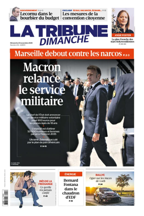 Cover of La Tribune Dimanche (France)