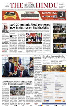 Cover of The Hindu (Delhi)