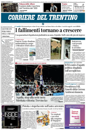 Cover of Corriere del Trentino
