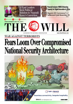 Cover of THEWILL NEWSPAPER
