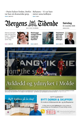 Cover of Bergens Tidende