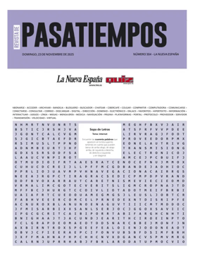 Cover of Pasatiempos | La Nueva España