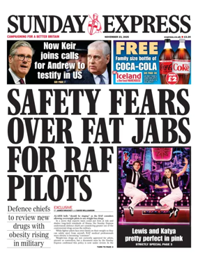 Cover of Sunday Express