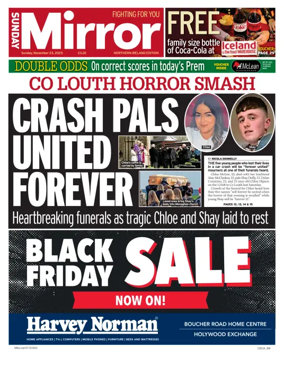 Cover of Sunday Mirror (Northern Ireland)