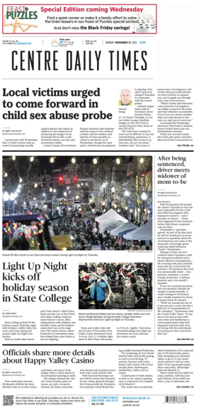 Cover of Centre Daily Times (Sunday)