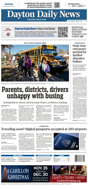 Cover of Dayton Daily News