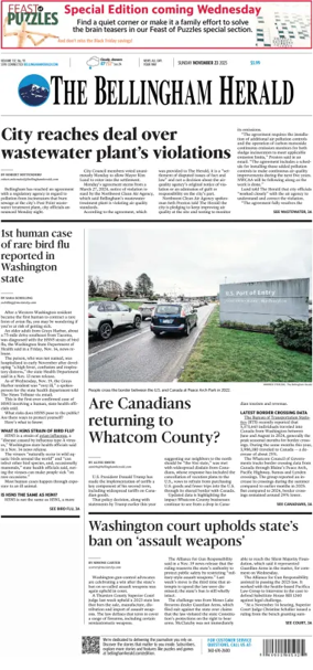 Cover of The Bellingham Herald (Sunday)