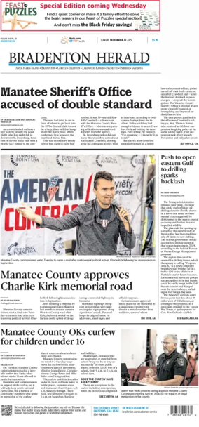 Cover of The Bradenton Herald (Sunday)
