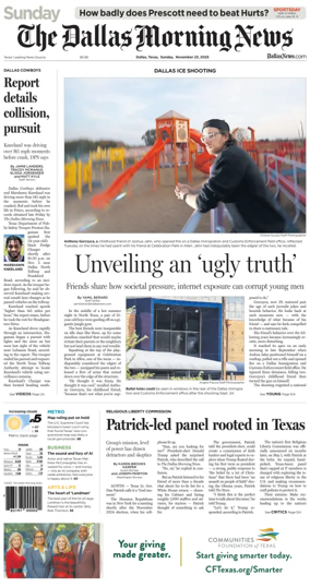 Cover of The Dallas Morning News