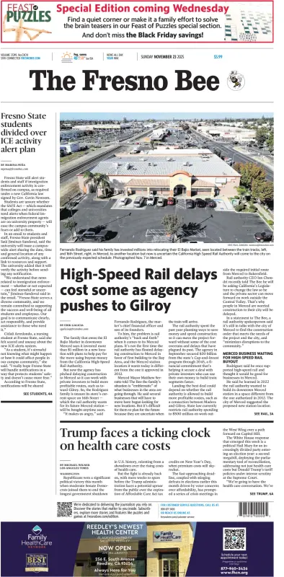 Cover of The Fresno Bee (Sunday)