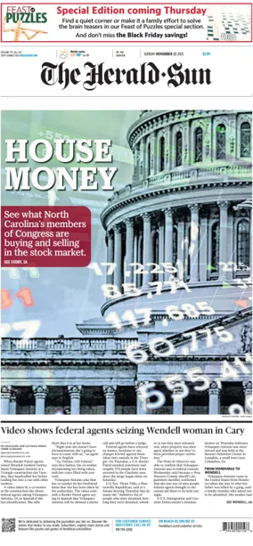 Cover of The Herald-Sun (Sunday)