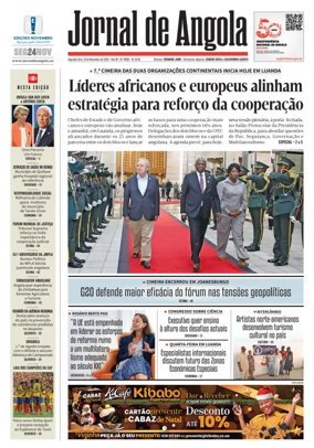 Cover of Jornal de Angola