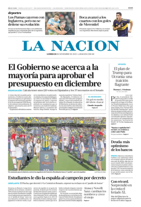 Cover of La Nacion