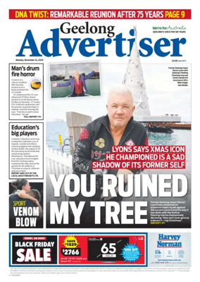 Cover of Geelong Advertiser