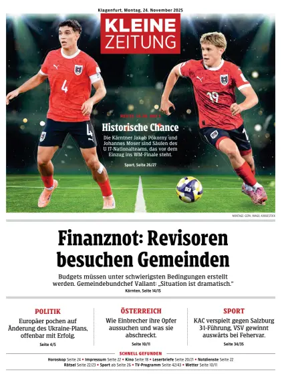 Cover of Kleine Zeitung Kaernten