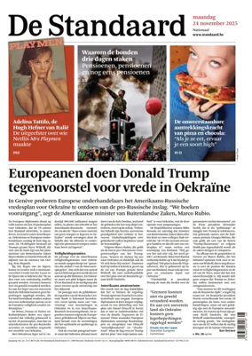 Cover of De Standaard