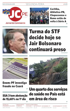 Cover of Jornal do Commercio
