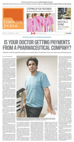 Cover of Edmonton Journal