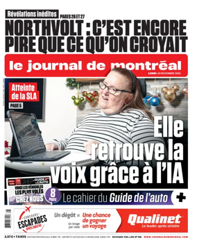Cover of Le Journal de Montreal