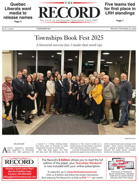 Cover of Sherbrooke Record