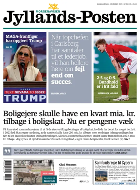 Cover of Jyllands-Posten