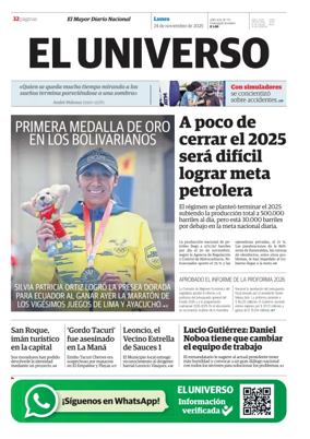 Cover of El Universo