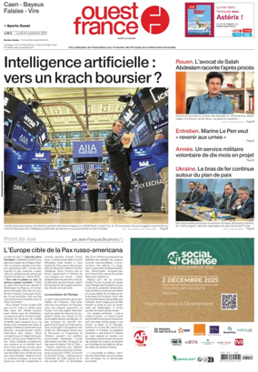 Cover of Ouest France (Caen)