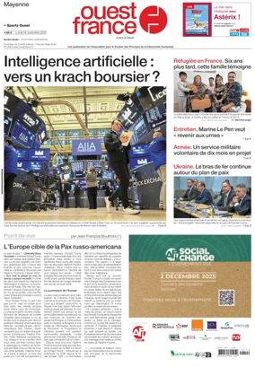 Cover of Ouest France (Laval)