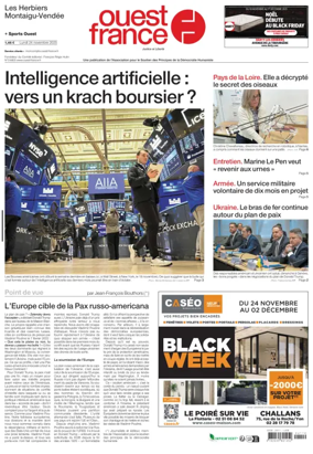 Cover of Ouest France (Les Herbiers / Montaigu)