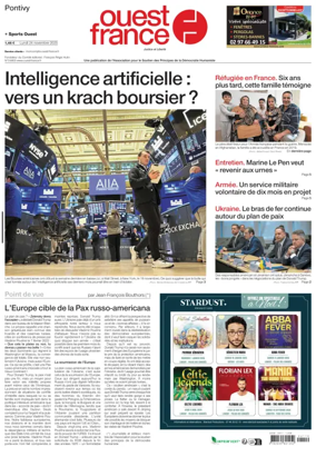 Cover of Ouest France (Pontivy)